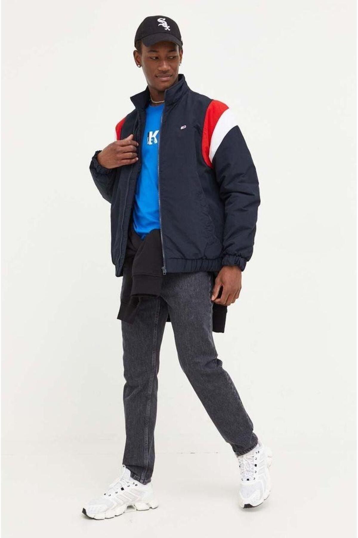 Tommy hilfiger colorblock windbreaker best sale