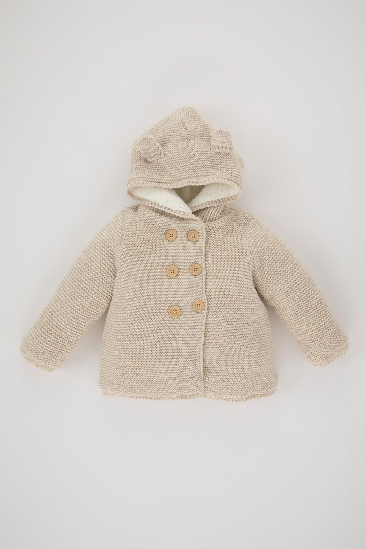 Baby girl hot sale hooded cardigan