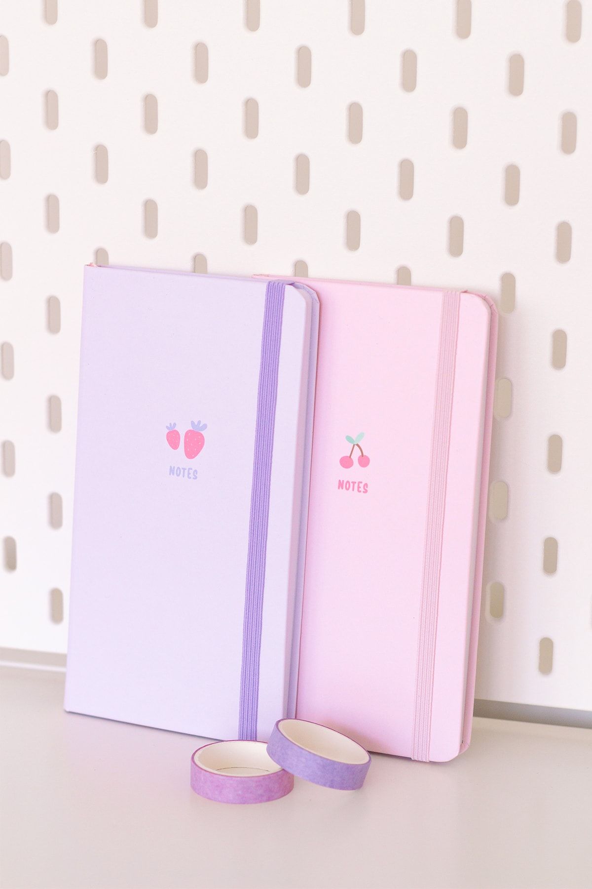 Matt Notebook-Set of 2 Pocket Notebooks Cherry Strawberry 2