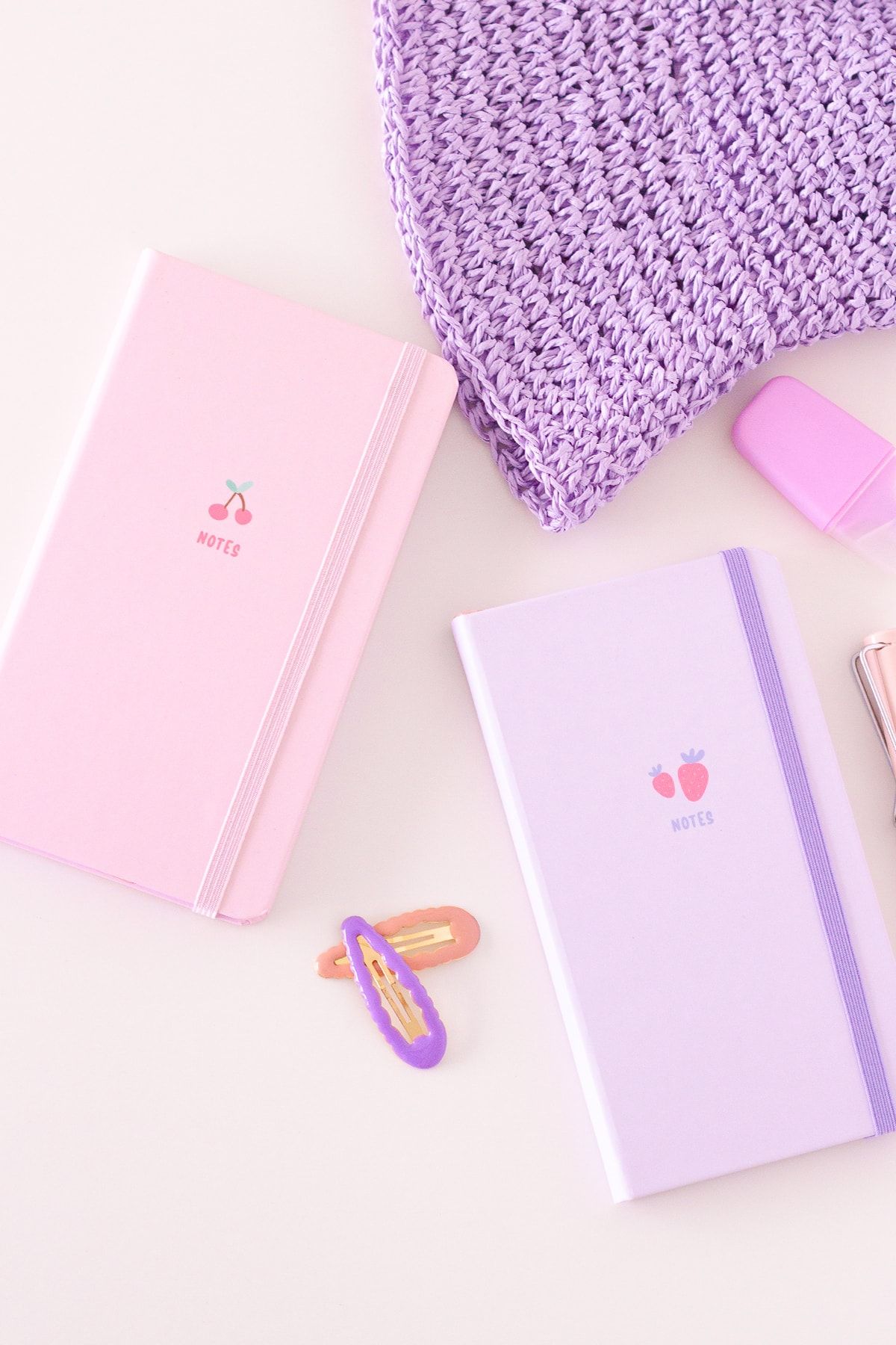 Matt Notebook-Set of 2 Pocket Notebooks Cherry Strawberry 3