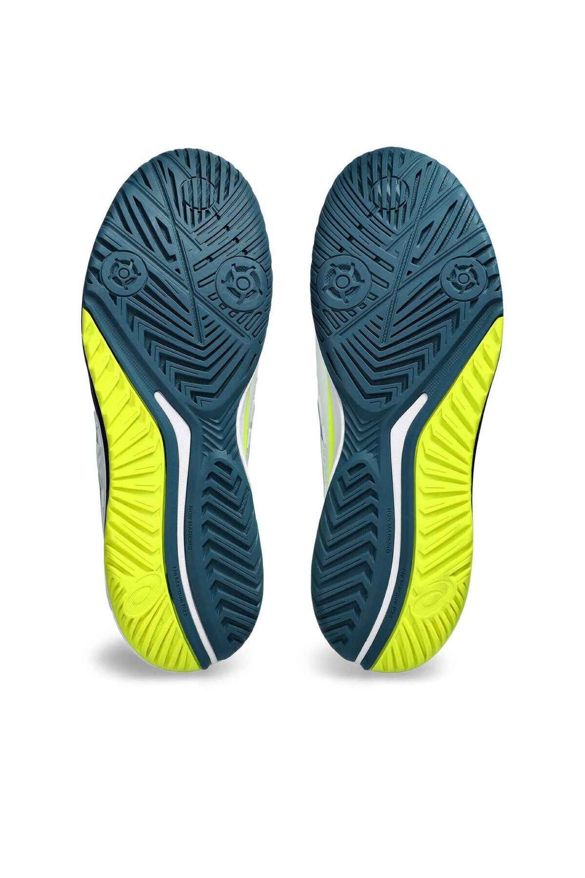 Asics کفش تنیس سفید مردانه 9 رزولوشن ژل