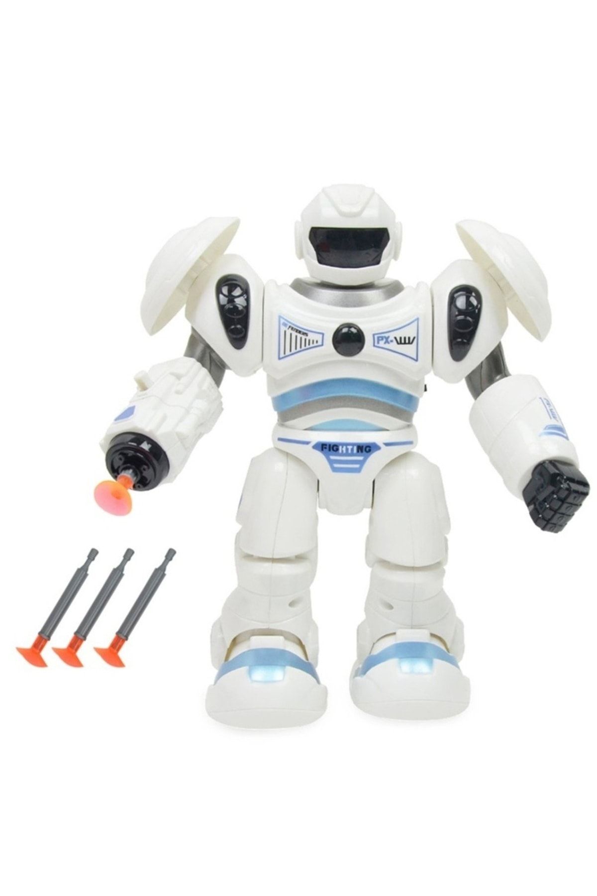 Işıklı Sesli Yürüyen Robot Ok Atan Star Wars Robotu Hediye Oyuncak