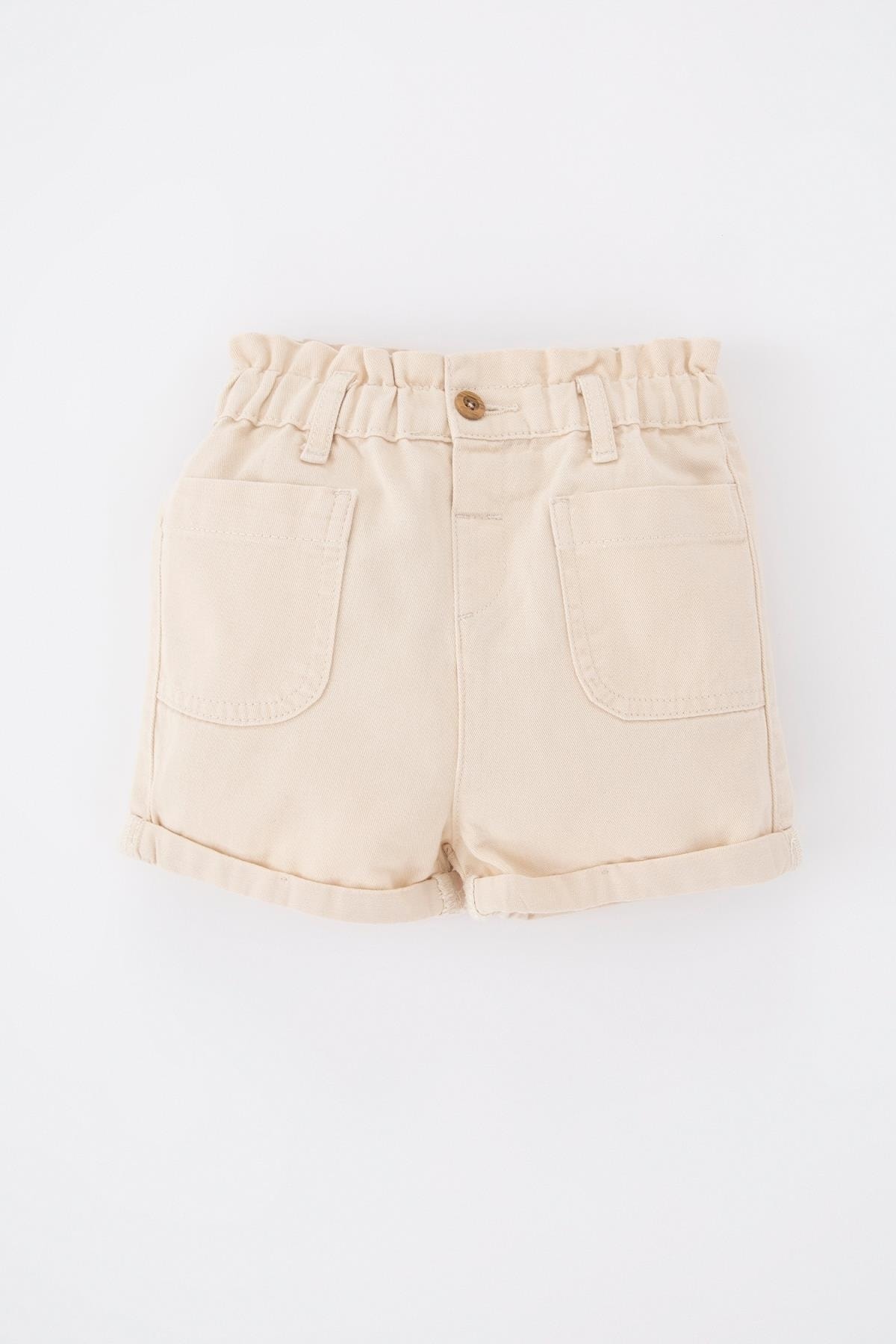 Defacto Kız Bebek Comfort Fit Gabardin Şort Z4255a223sm fotoğrafı 3 (önizleme)