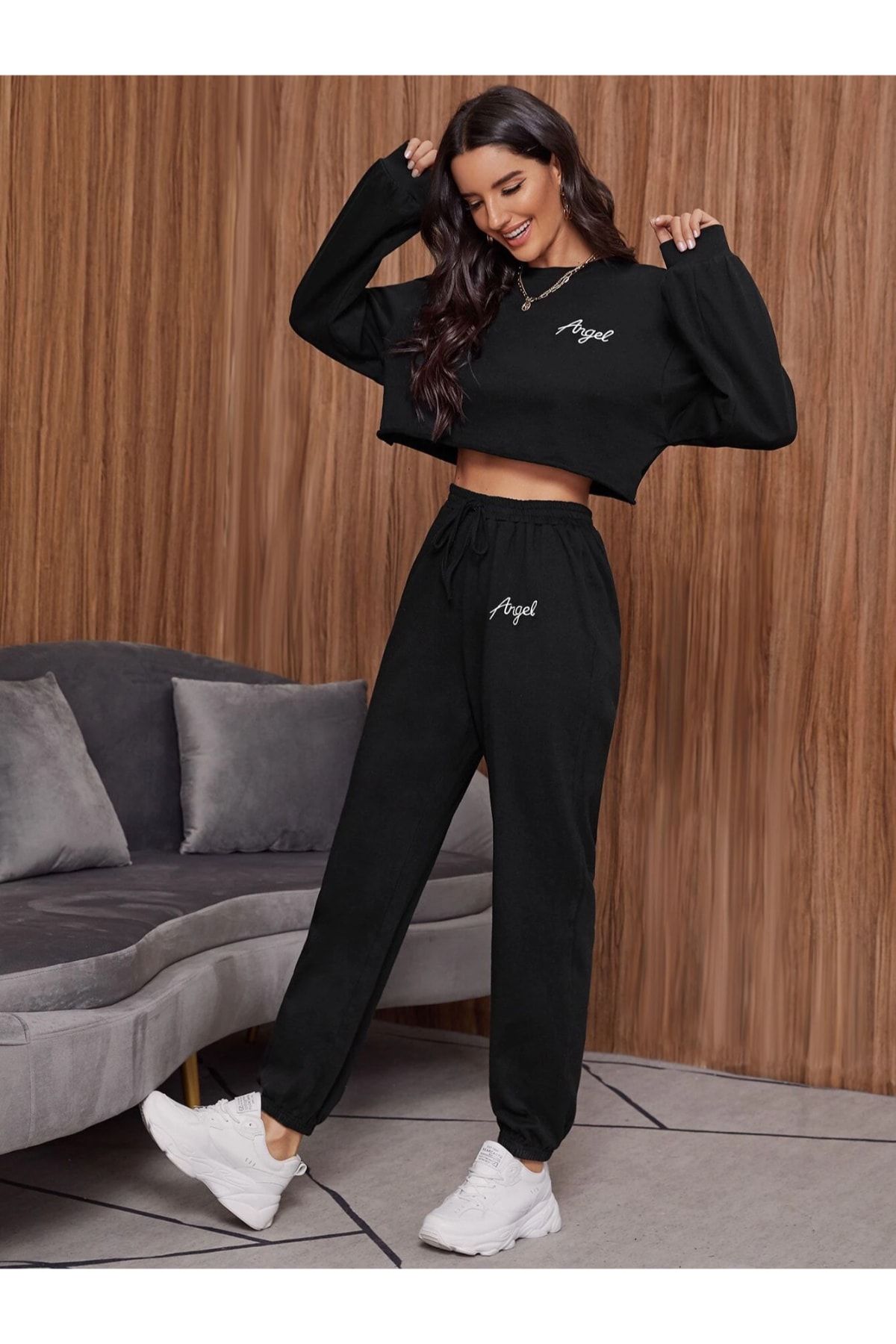 Womens crop clearance top tracksuit