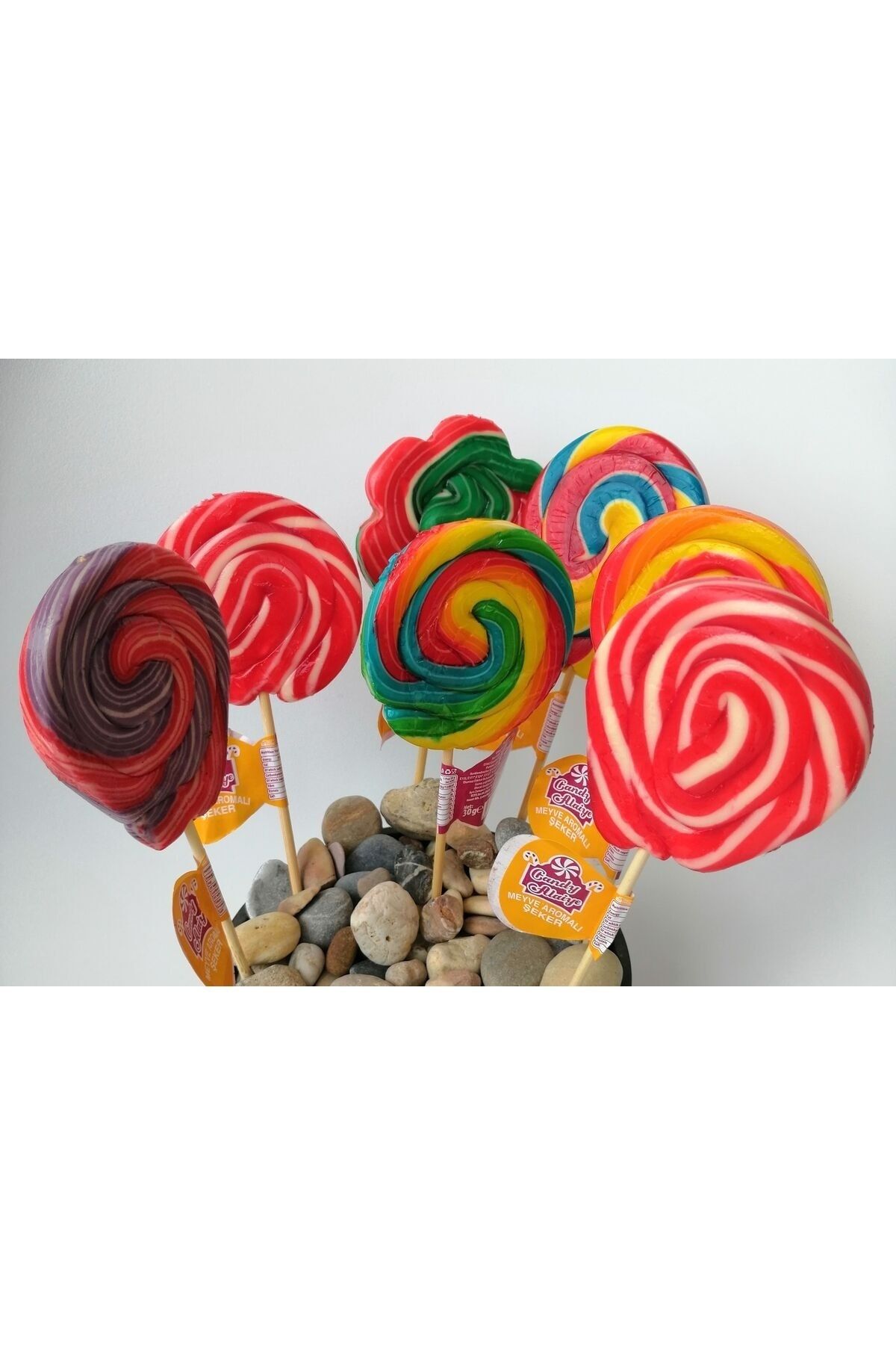 Candy Alaiye-Lollipop Candy with Handle to the Public 25 Pcs 2