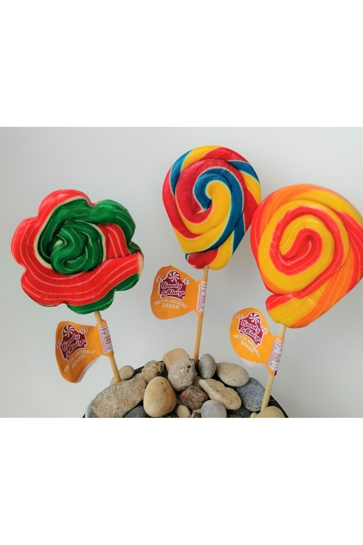 Candy Alaiye-Lollipop Candy with Handle to the Public 25 Pcs 3