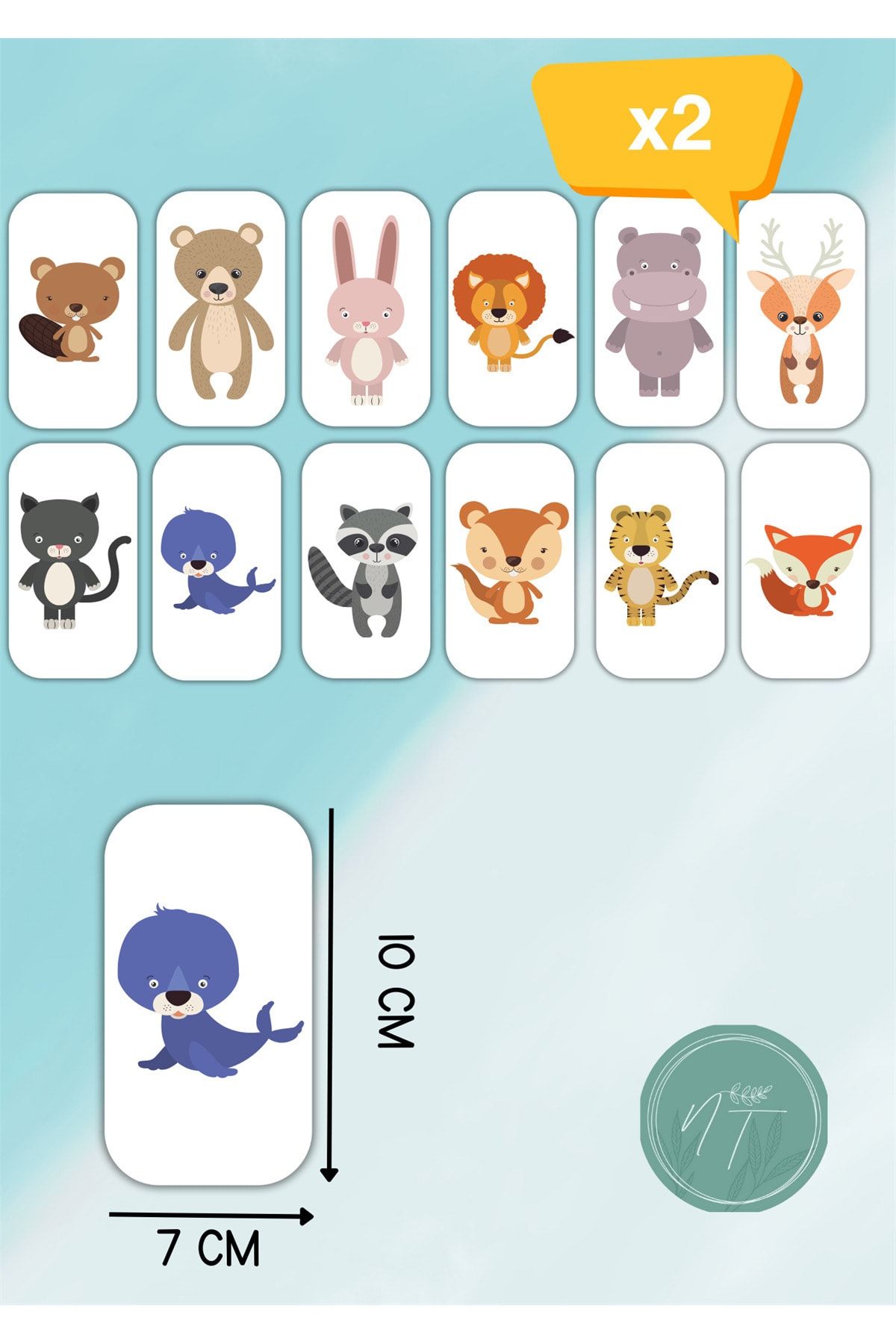 NT Handmade-Intelligence Cards Matching Game Memory Card Wooden Educational Puzzle Toy 2