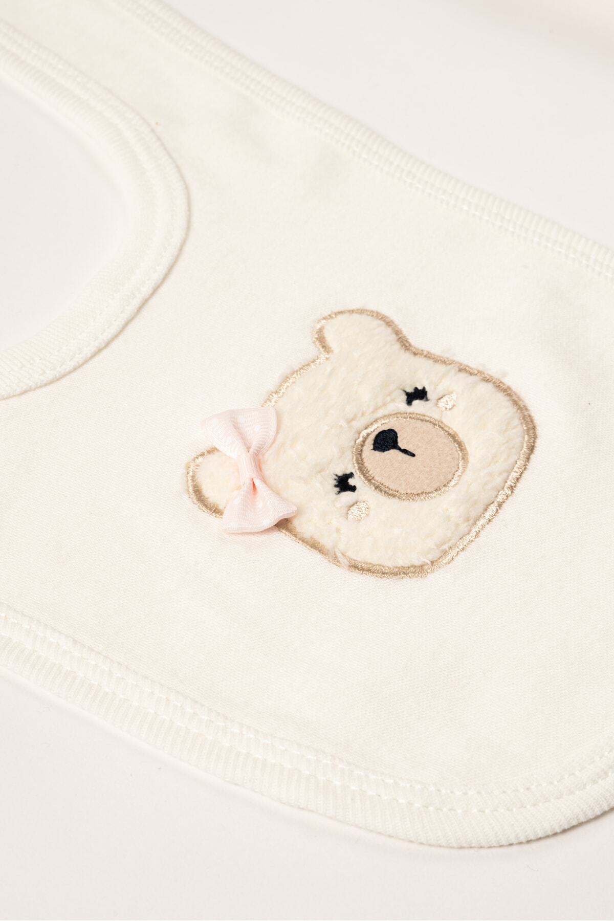 NEU KIDS (KUTULU) Ayıcıklı Süzene Nakışlı %100 Pamuklu Yenidoğan Kıyafetleri 5'li Hastane Çıkış Setleri fotoğrafı 5 (önizleme)