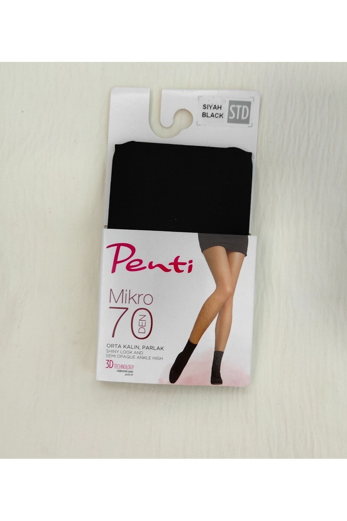 Penti Sosete Negre Micro 70 Socket Femeie - Standard