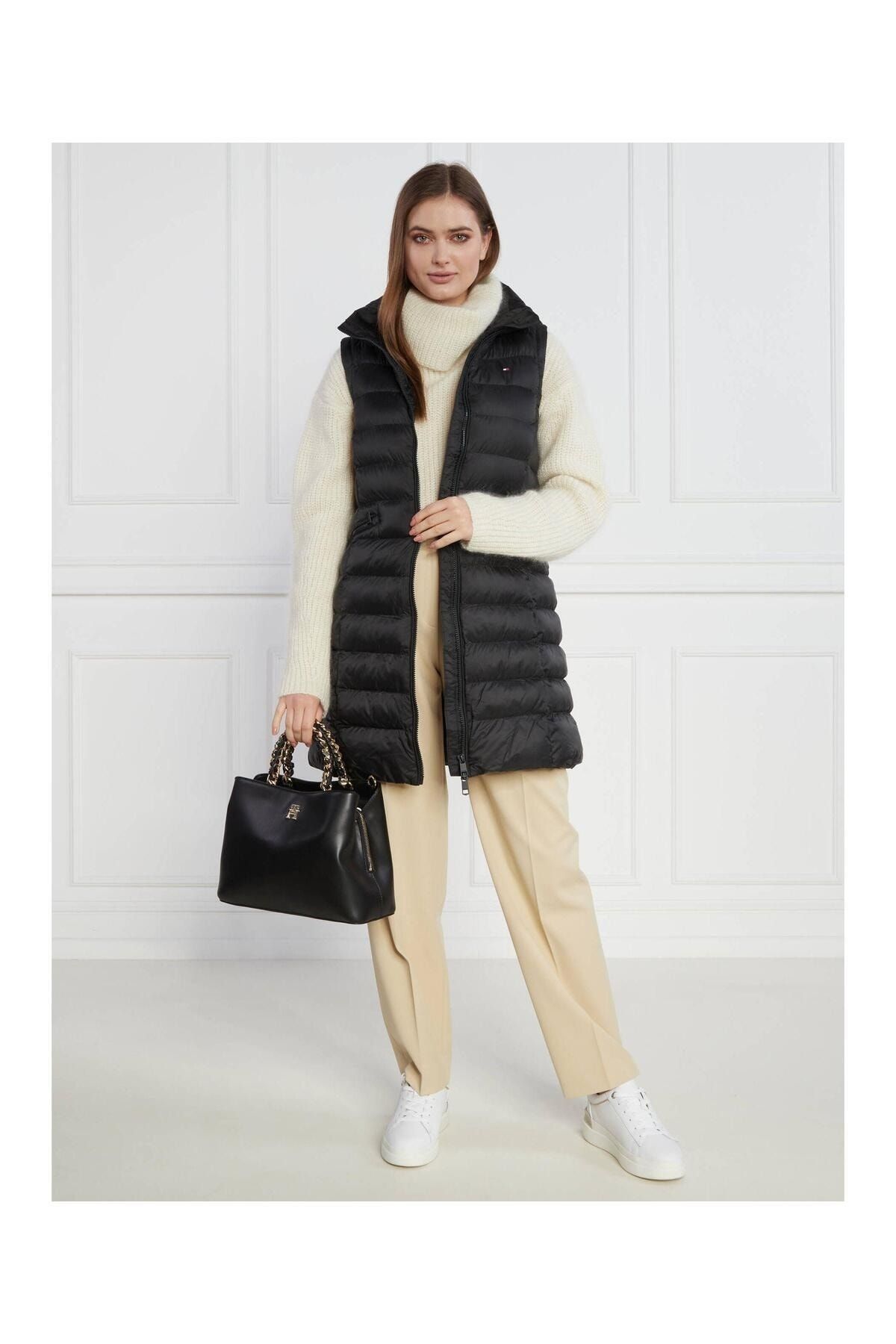 Tommy Hilfiger MW PADDED GLOBAL STR LONG VEST Fiyatı, Yorumları - Trendyol