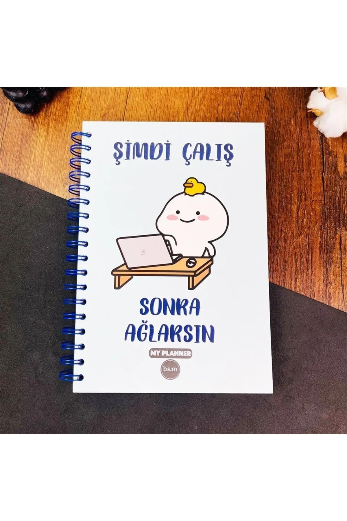 NaSaDAN Şimdi Çalış Sonra Ağlarsın Tasarımlı Konuşan Ajanda