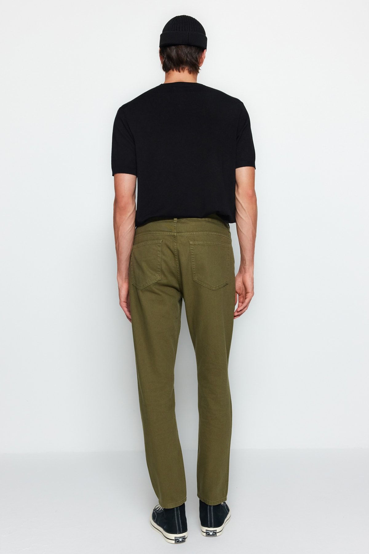 Trendyol Collection-Khaki 100 % Baumwolle Relax Fit Boyfriend Jeans Jeans TMNAW23JE00043 5
