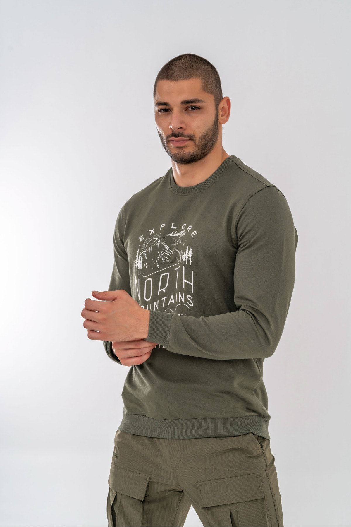 Combat Tactical Tactical Printed Long Sleeve Crew Neck T Shirt