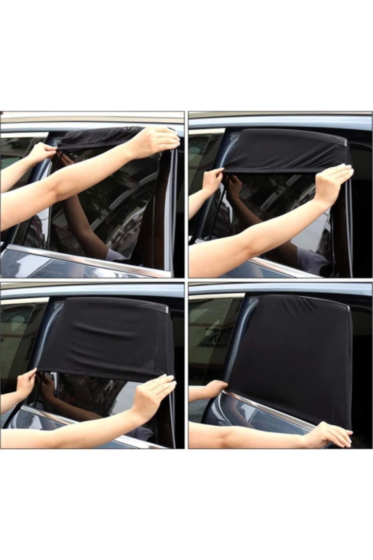 Ankaflex 2 Adet Araba Araç Oto Yan Cam Güneşlik Örtü Perde Kılıf Güneşliği Araba Anne Bebek Emzirme Perdesi fotoğrafı 3 (önizleme)