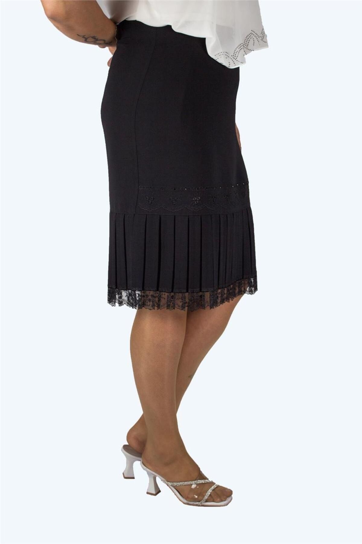 Pleated skirts knee outlet length extender