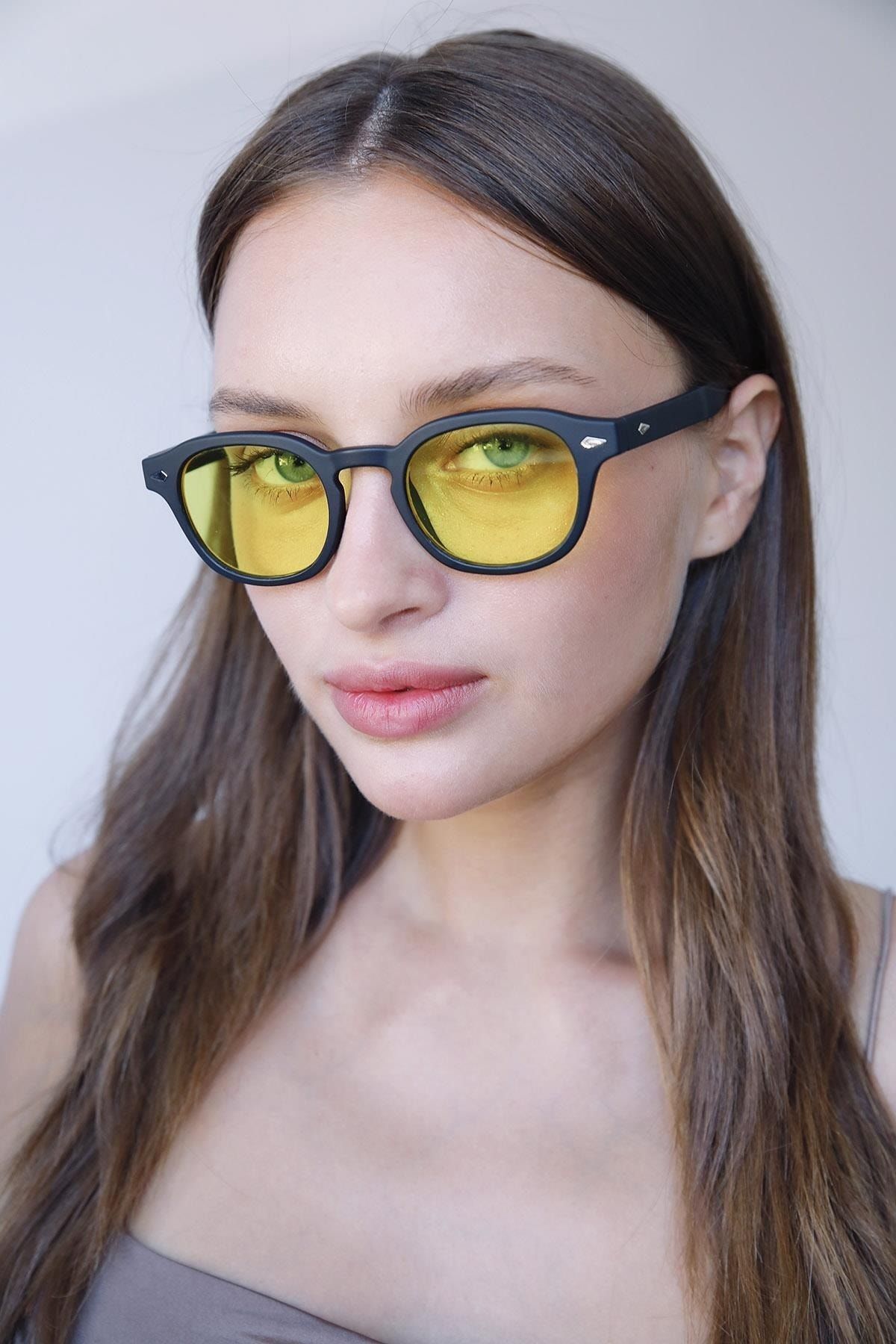 Dark 2025 yellow sunglasses