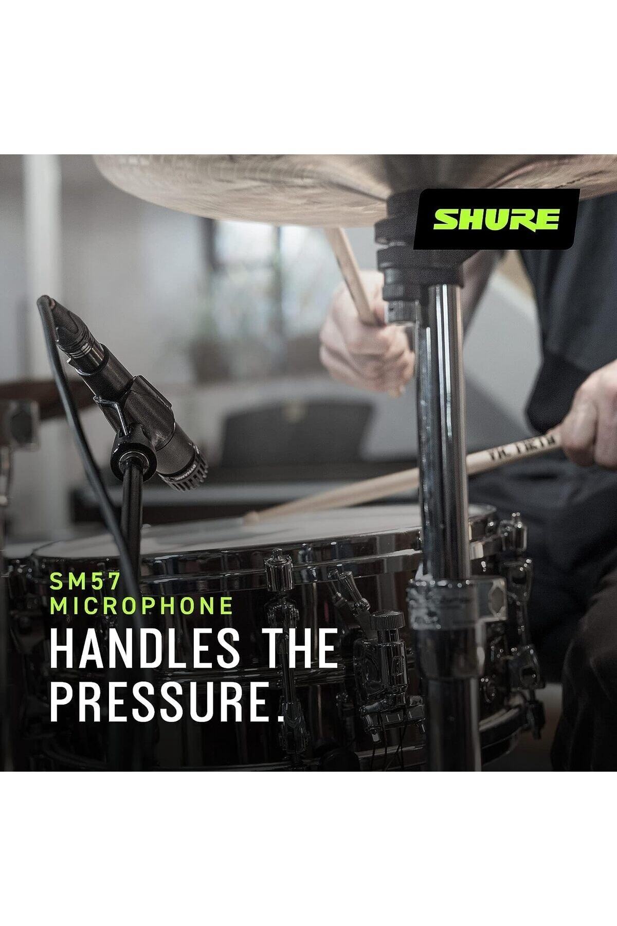Shure-Sm57-lce Dynamic Instrument Microphone - 40hz-15khz, Dbv/pa:-56.00 4