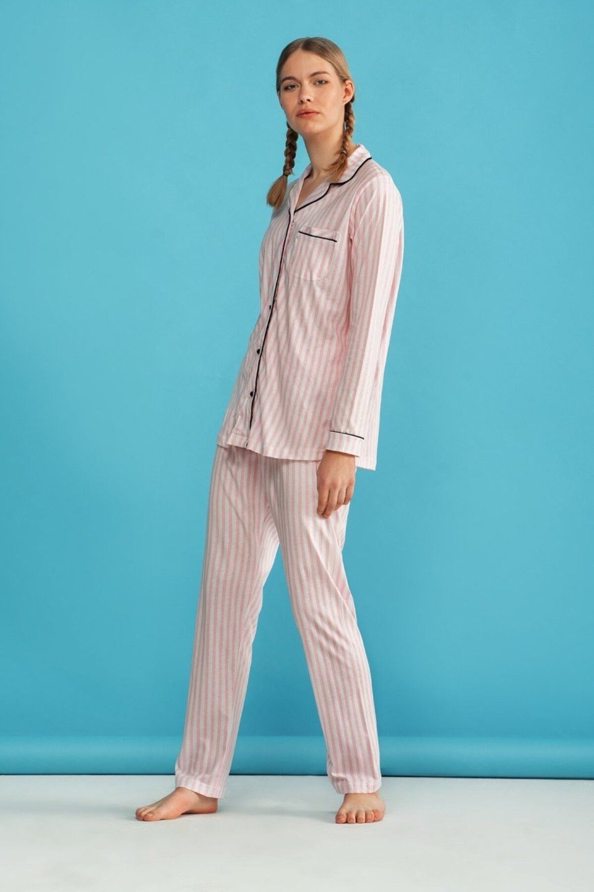 IBIZA Pajamas Women s Combed Cotton Modal Fabric Long Sleeve