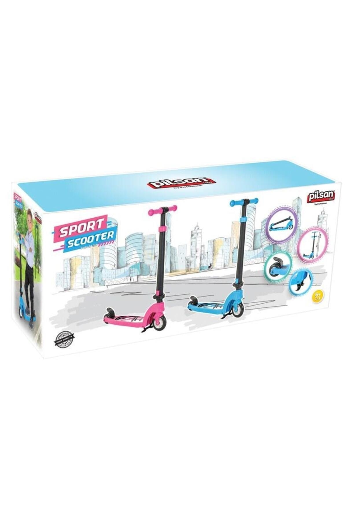 PİLSAN SPORT SCOOTER (MAVİ)