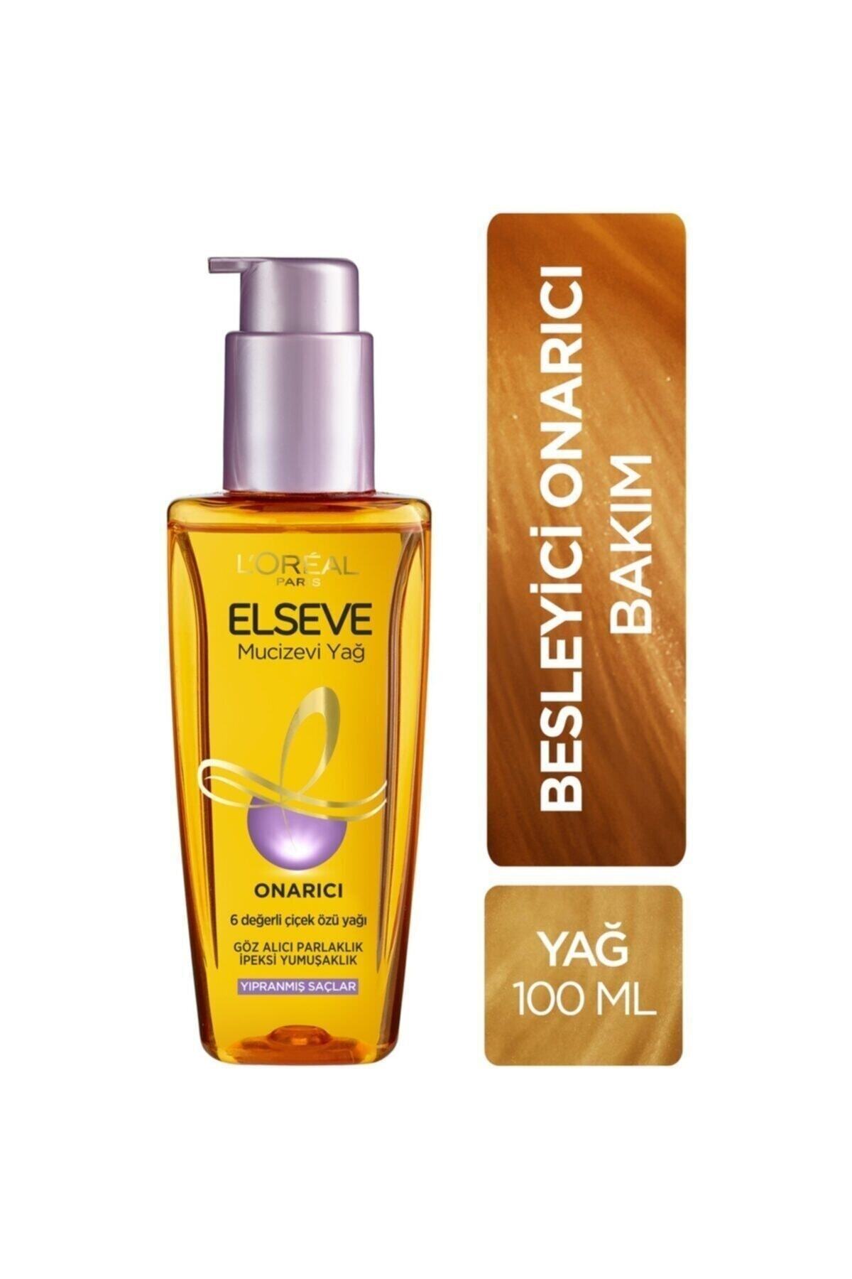 ELSEVE L'oréal Paris Yıpranmış Saçlar Için Onarıcı Mucizevi Saç Bakım Yağı 100 Ml Saklı Güzellik--35 — Süper Ürünler 66