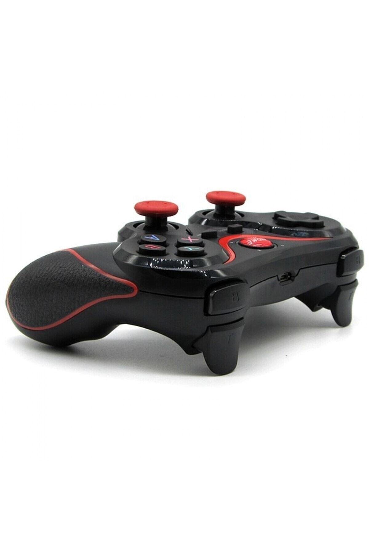 T3 Wireless Kablosuz Oyun Kolu Bluetooth Joystick Gamepad Pc Telefon Ios Android Tv Box Bilgisayar 7