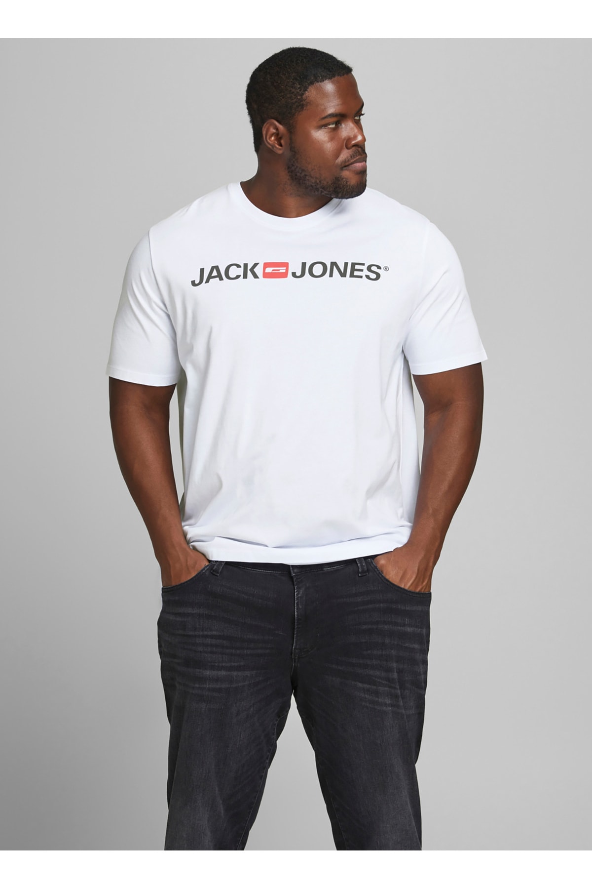 تی شرت جک اند جونز مردانه  سفید  طرح دار     لباس کت Daily/روزانه | Jack & Jones 5003055685 CN - تصویر 6