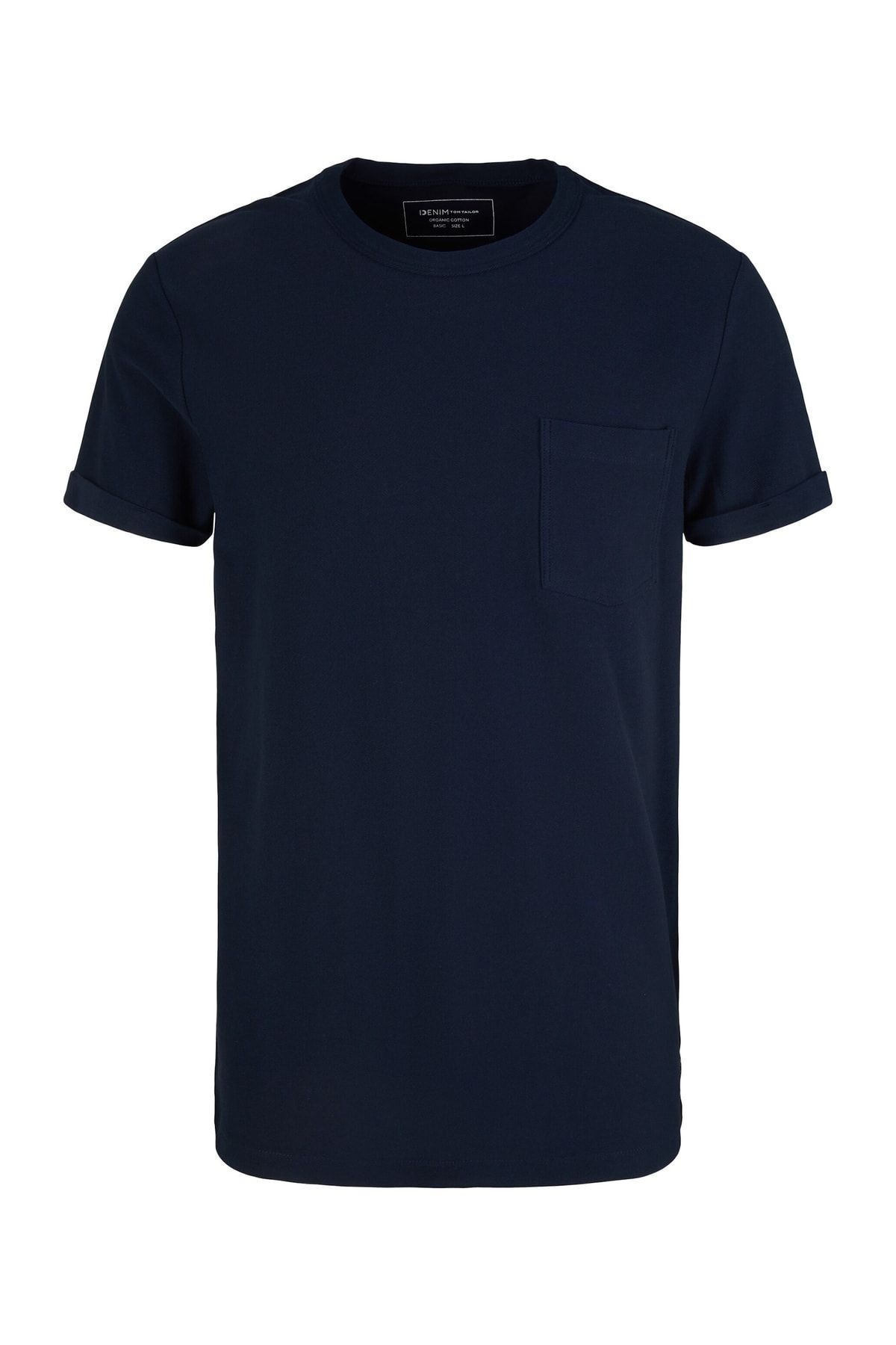 Tom Tailor T-Shirt Kurzarmshirt Rundhals - Trendyol