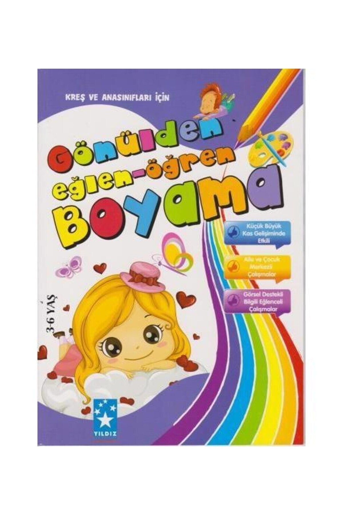 Yıldız Yayınları Gönülden Eğlen Öğren Boyama Kitabı fotoğrafı 3 (önizleme)