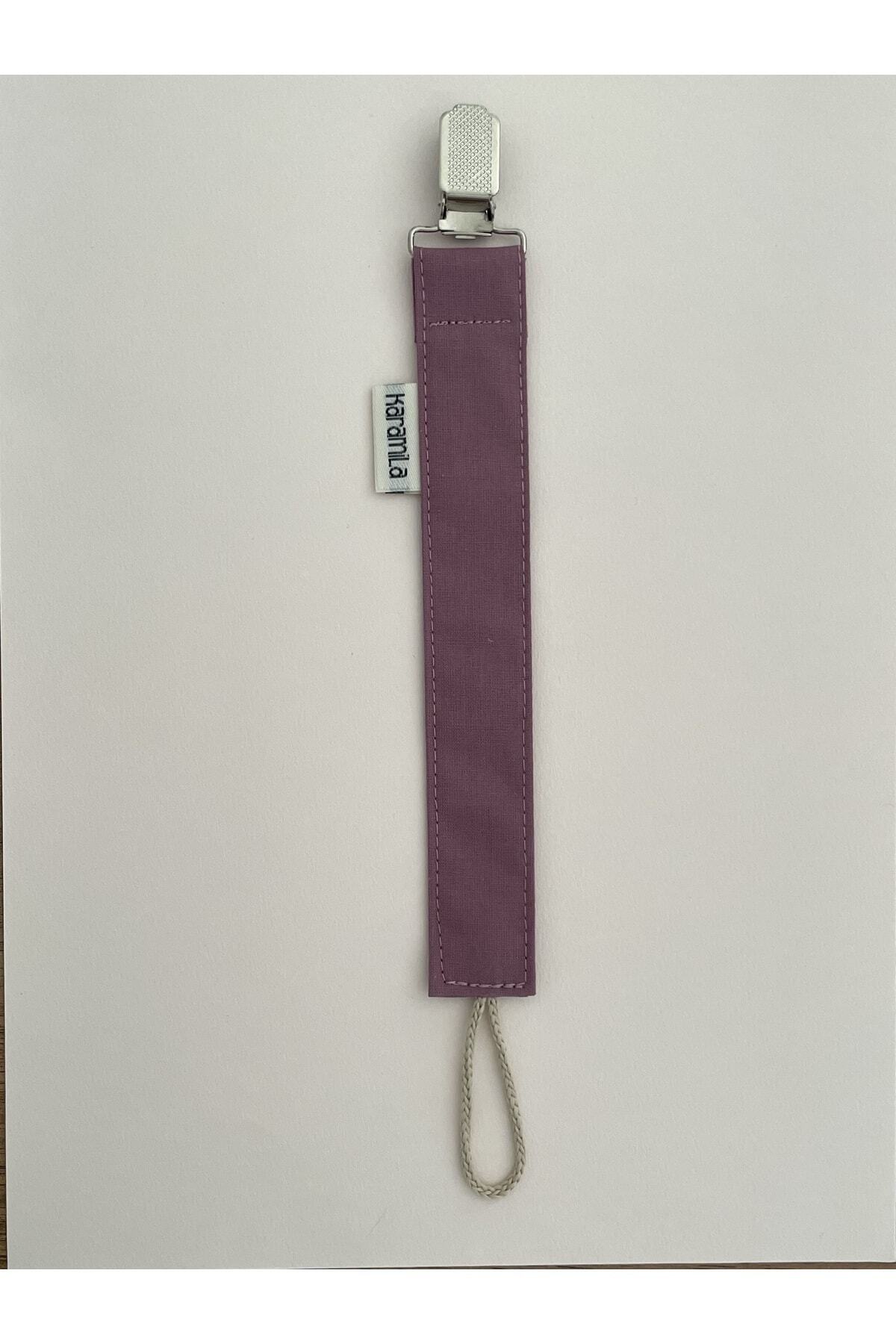 KARAMİLA 3’lü Set Emzik Askısı - Emzik Zinciri - Emzik Tutacağı Pembe-Mor-Beyaz Renk fotoğrafı 3 (önizleme)