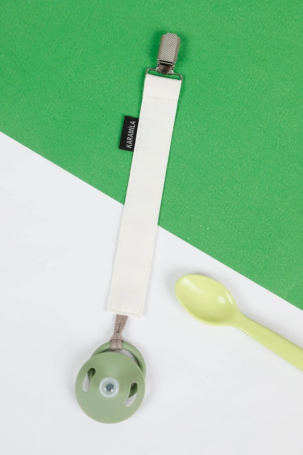 KARAMİLA 3’lü Set Emzik Askısı - Emzik Zinciri - Emzik Tutacağı Pembe-Mor-Beyaz Renk fotoğrafı 4 (önizleme)