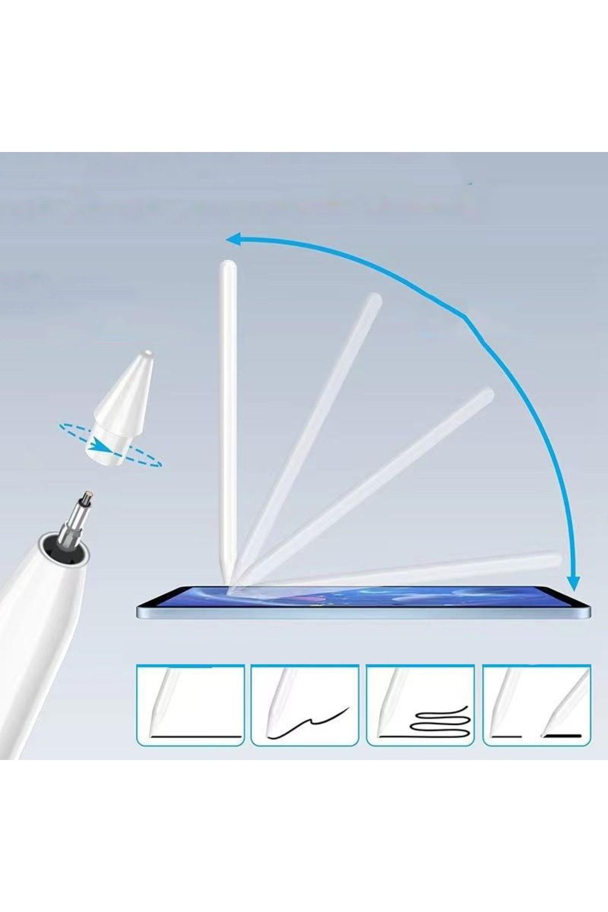 Young Tech-Touch Drawing Pen Compatible with Apple iPad Palm Rejection Mini 6 / Air 4/5 / 12.9 / 10.9 4