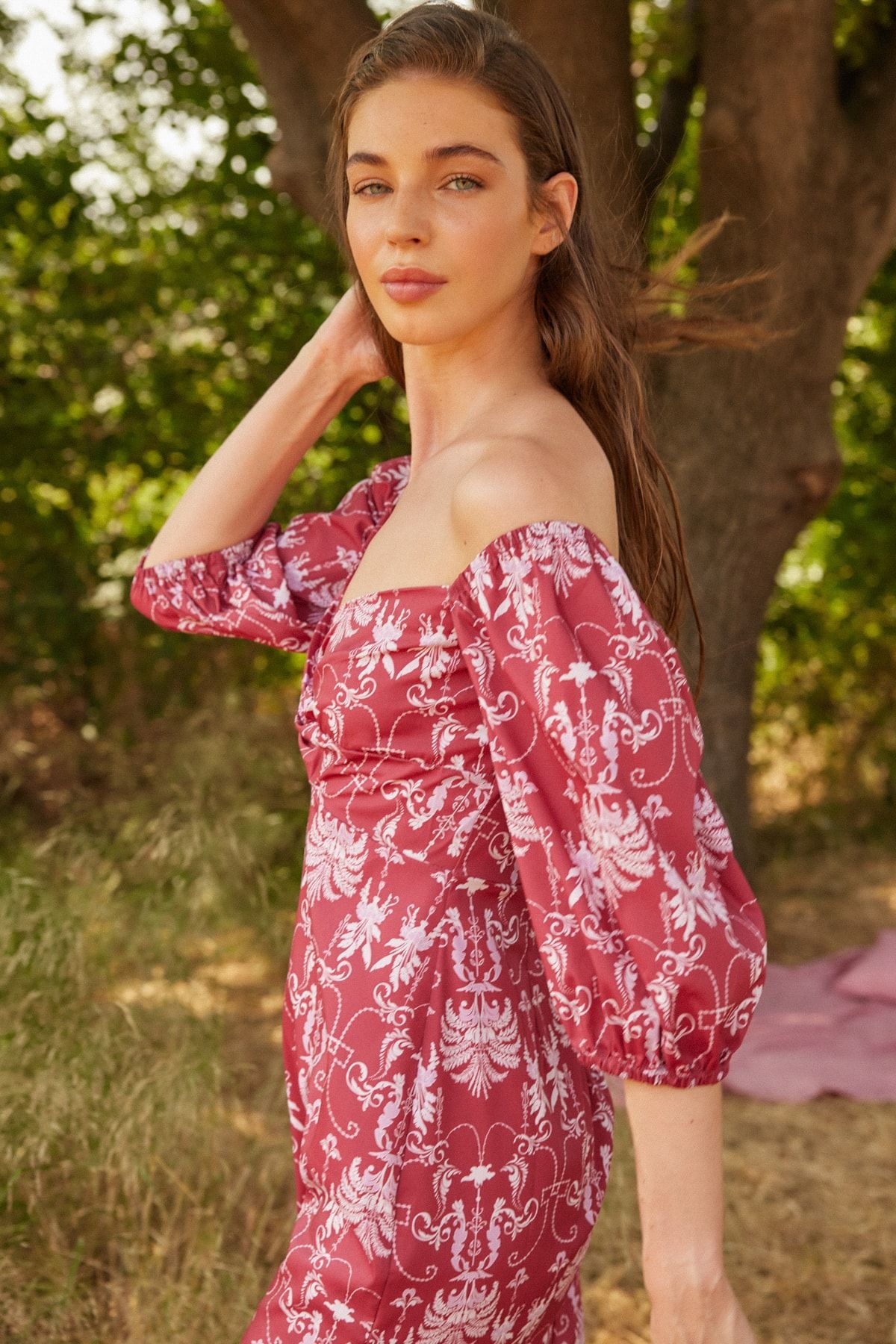 Zimmermann juno off shoulder dress sales