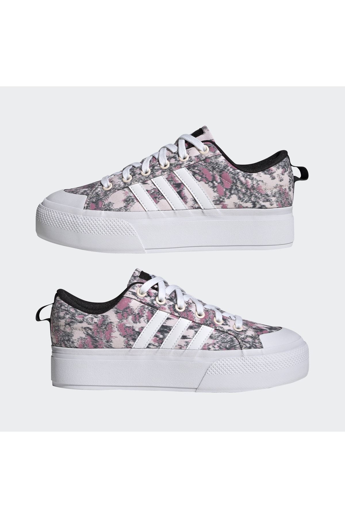 Adidas pink hotsell flower shoes