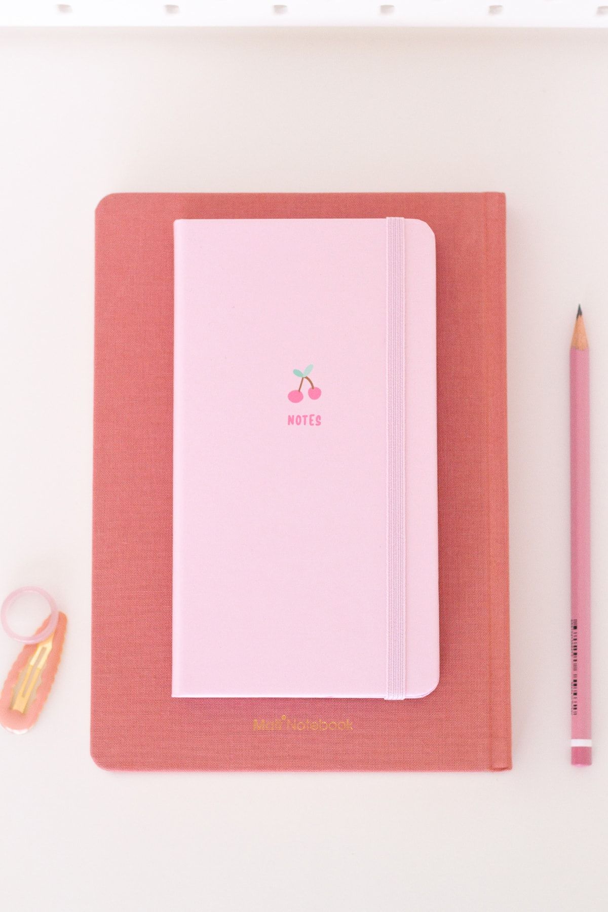 Matt Notebook-Set of 2 Pocket Notebooks Cherry Strawberry 4