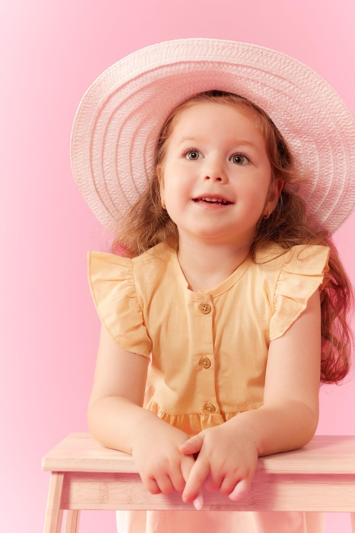 لباس مجلسی دخترانه زرد دفکتوDefacto | Z7402A223SM اورجینال - تصویر 3