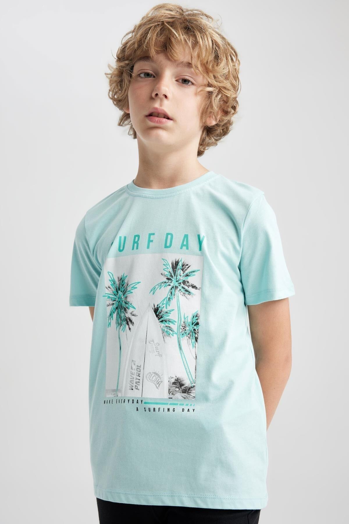 تیشرت پسرانه دفاکتو Defacto اورجینال پسرانه کد کالا A2407A823SM - تصویر 5