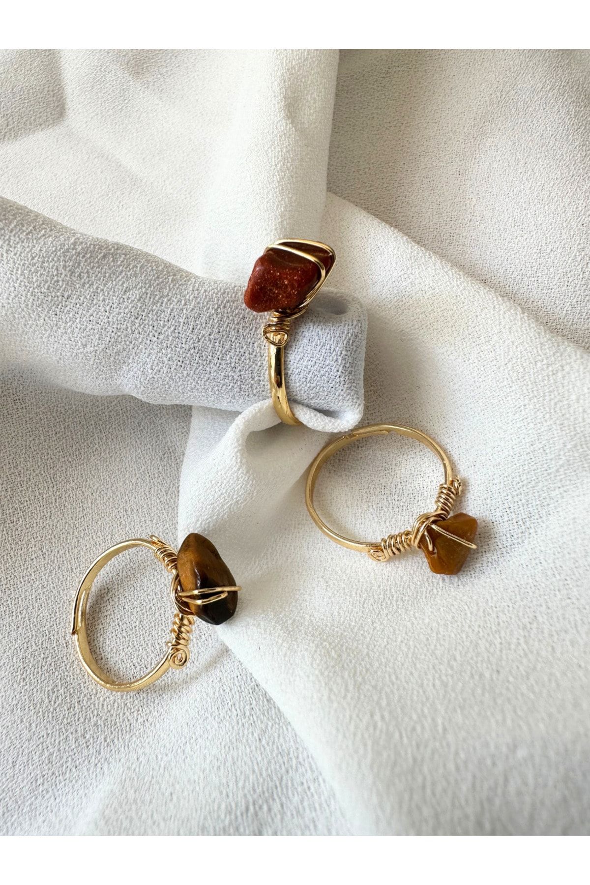 Adjustable crystal ring hot sale
