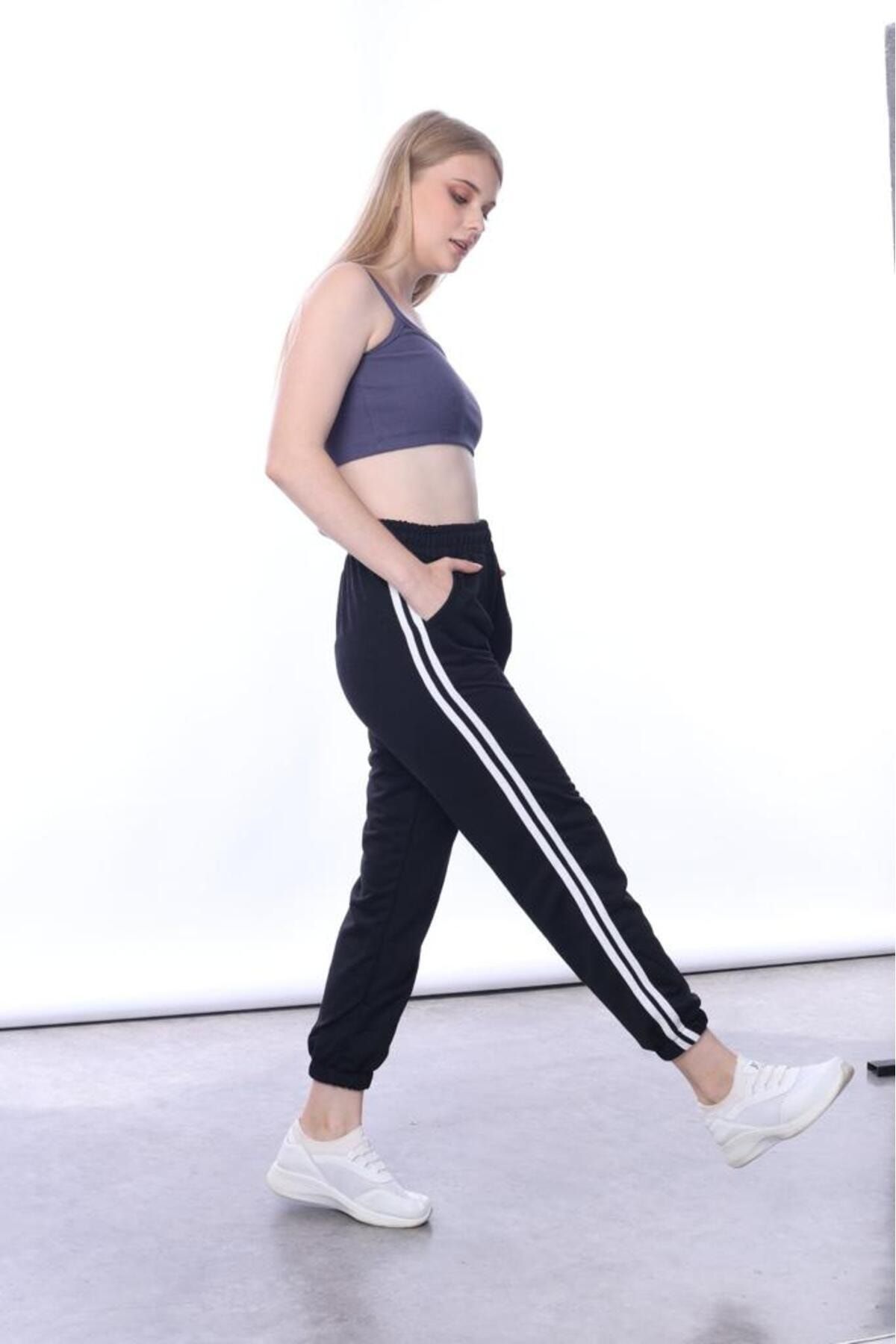 Black tight sweatpants top