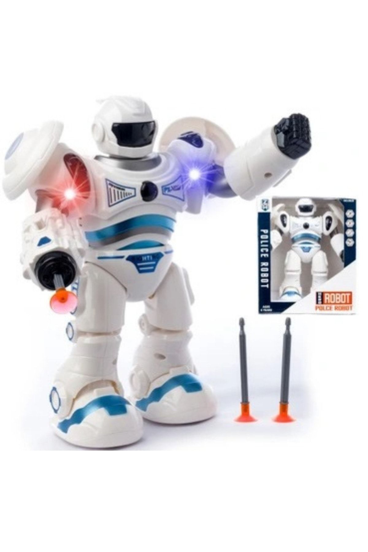 Işıklı Sesli Yürüyen Robot Ok Atan Star Wars Robotu Hediye Oyuncak