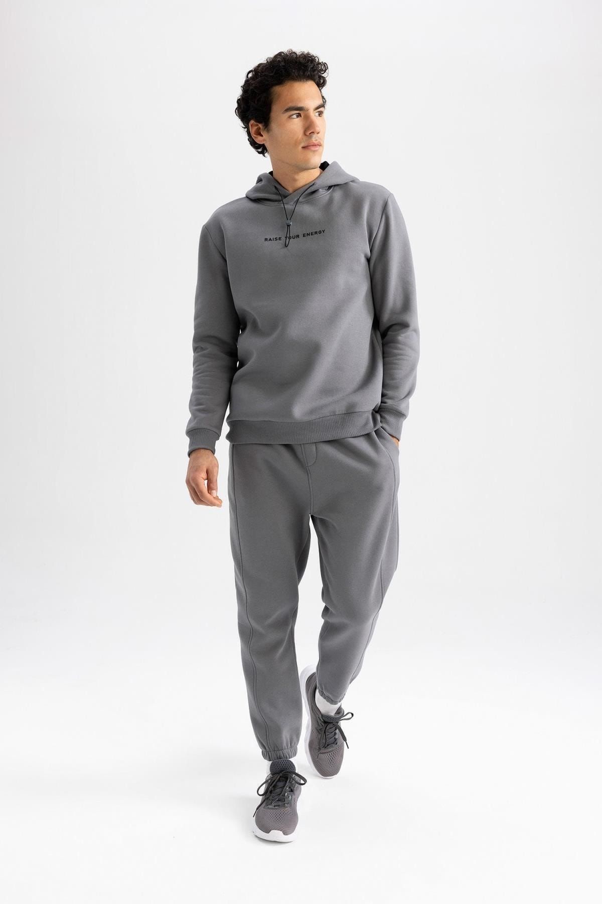 Fit Standart Fit Kapüşonlu Sweatshirt