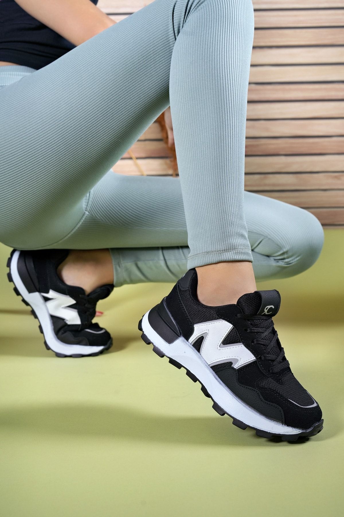 Riccon Kad n Sneaker 001210 Siyah Beyaz Fiyat Yorumlar Trendyol