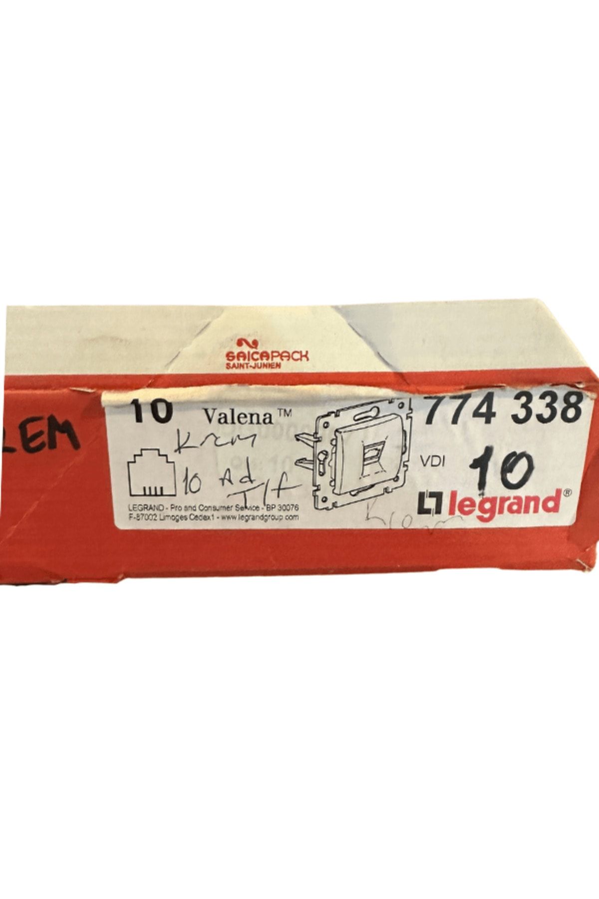 Legrand-Valena774338 RJ11 Phone Input Single Cream (Beige) (Frame Included) 4