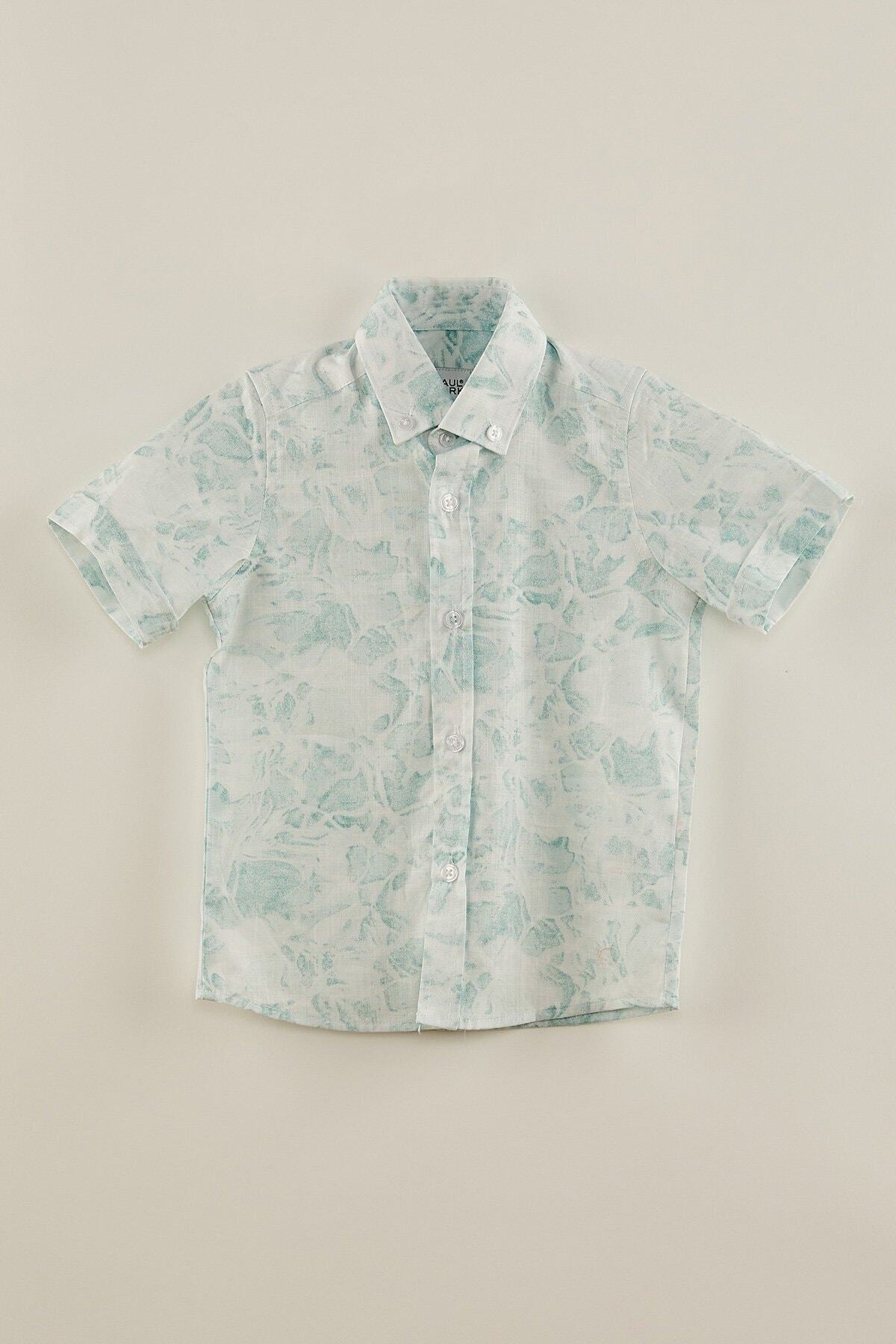 PAULMARK-EKC4448 BOY SHORT SLEEVE SHIRT 1