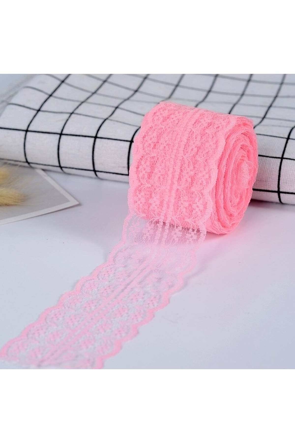 Pink Lace Ribbon (6cm-10m)