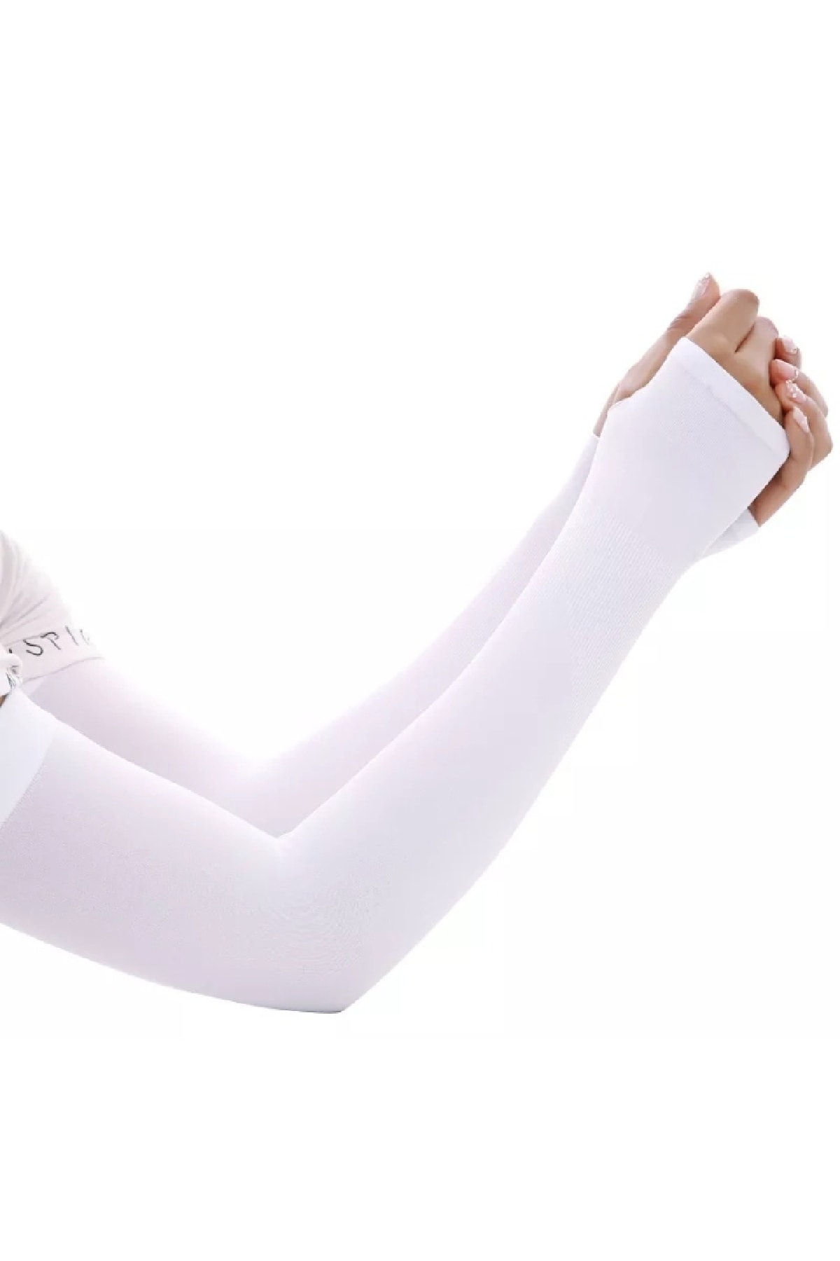 NAKISCHI Orijinal Unisex 45 Cm Uzun Beyaz Sandy Kumaş Yüksek Kalite Ikili Esnek Kolluk 2022