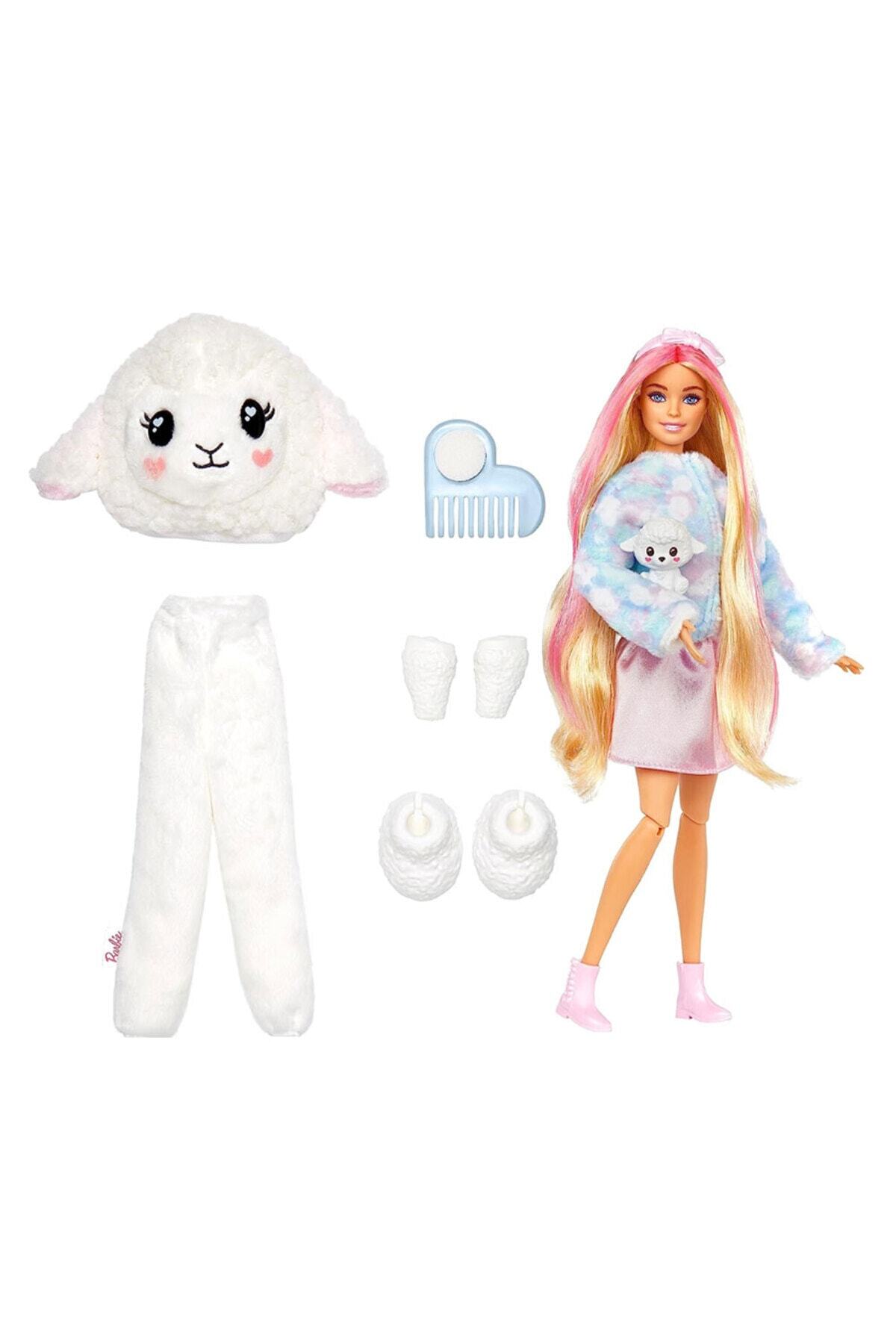 Barbie Cutie Reveal Bebekler Sevimli Kostümler Serisi HKR02-HKR03 fotoğrafı 3 (önizleme)