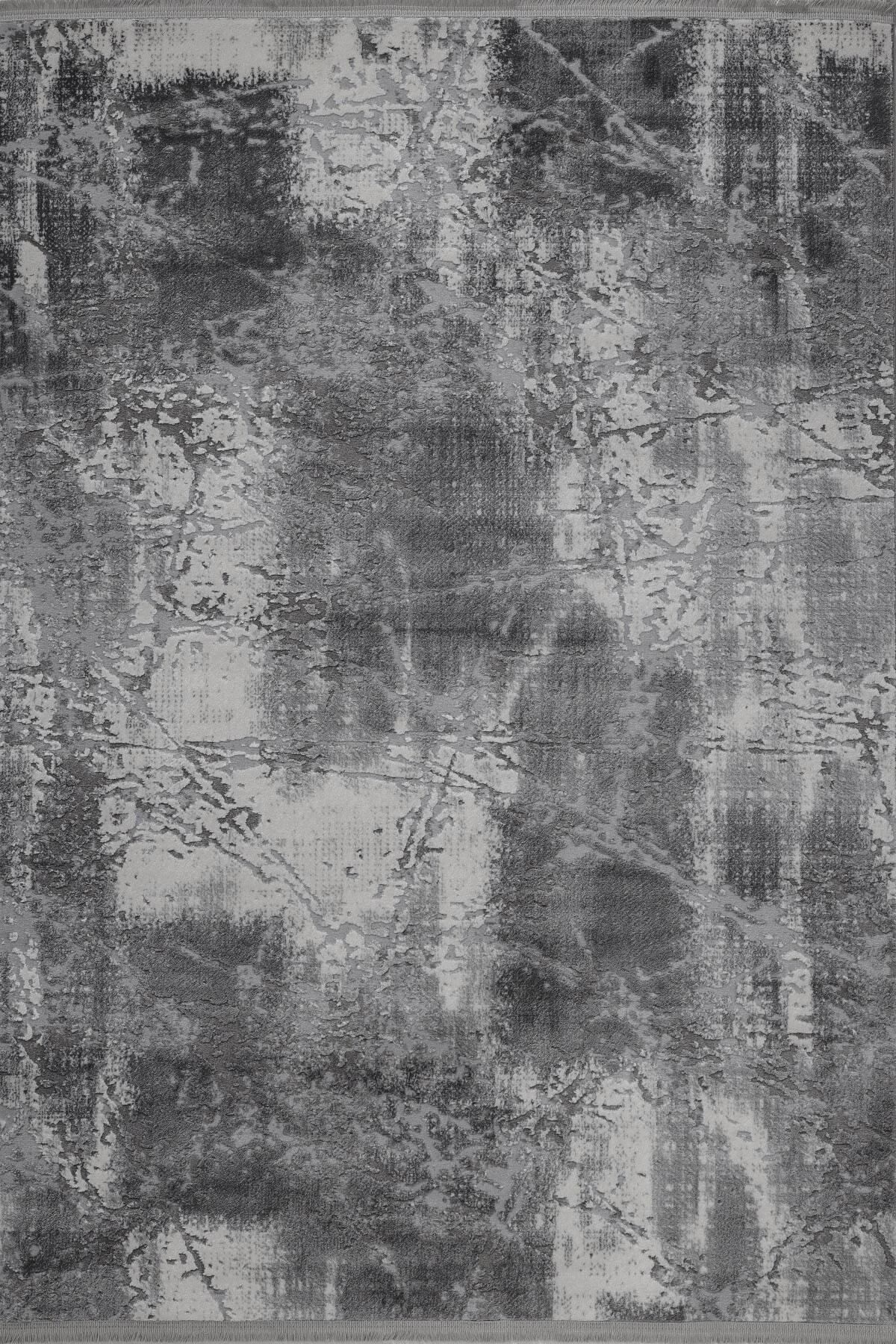 QUARTZ 5443GGRAY-GRAY ACRYLIC MACHINE RUG
