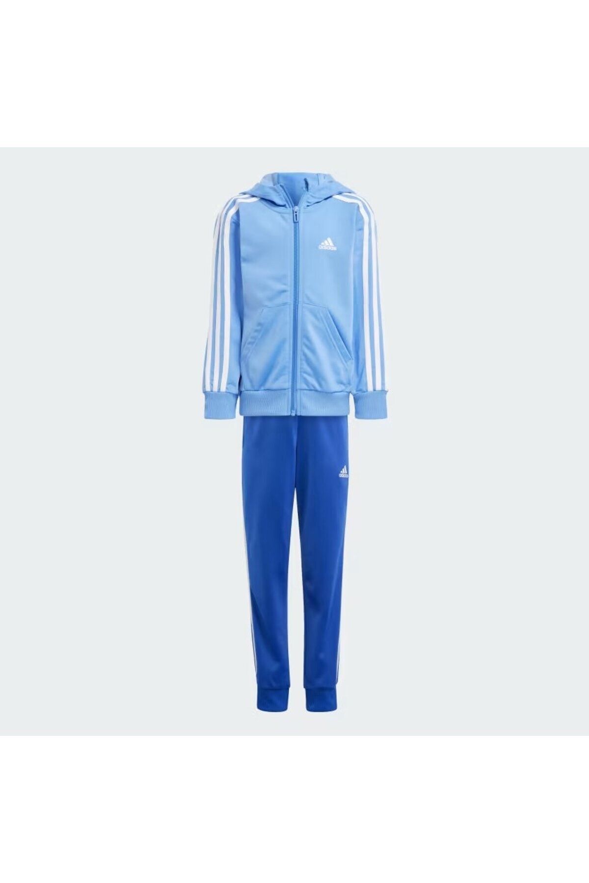adidas LK 3S SHINY TS Blue Kids Tracksuit Set Trendyol