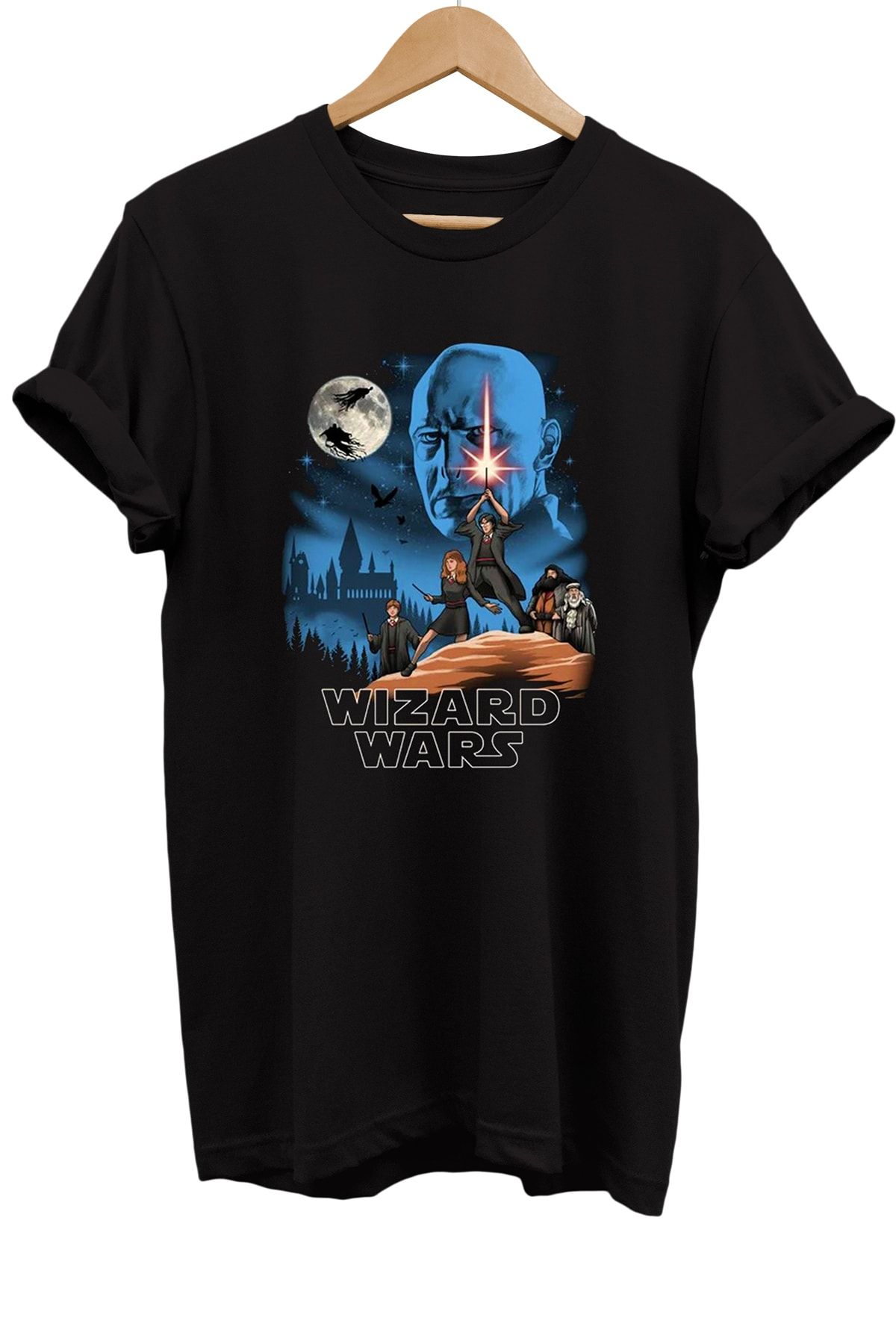 remonz Harry Potter Star Wars Printed 100 Cotton Oversize T shirt