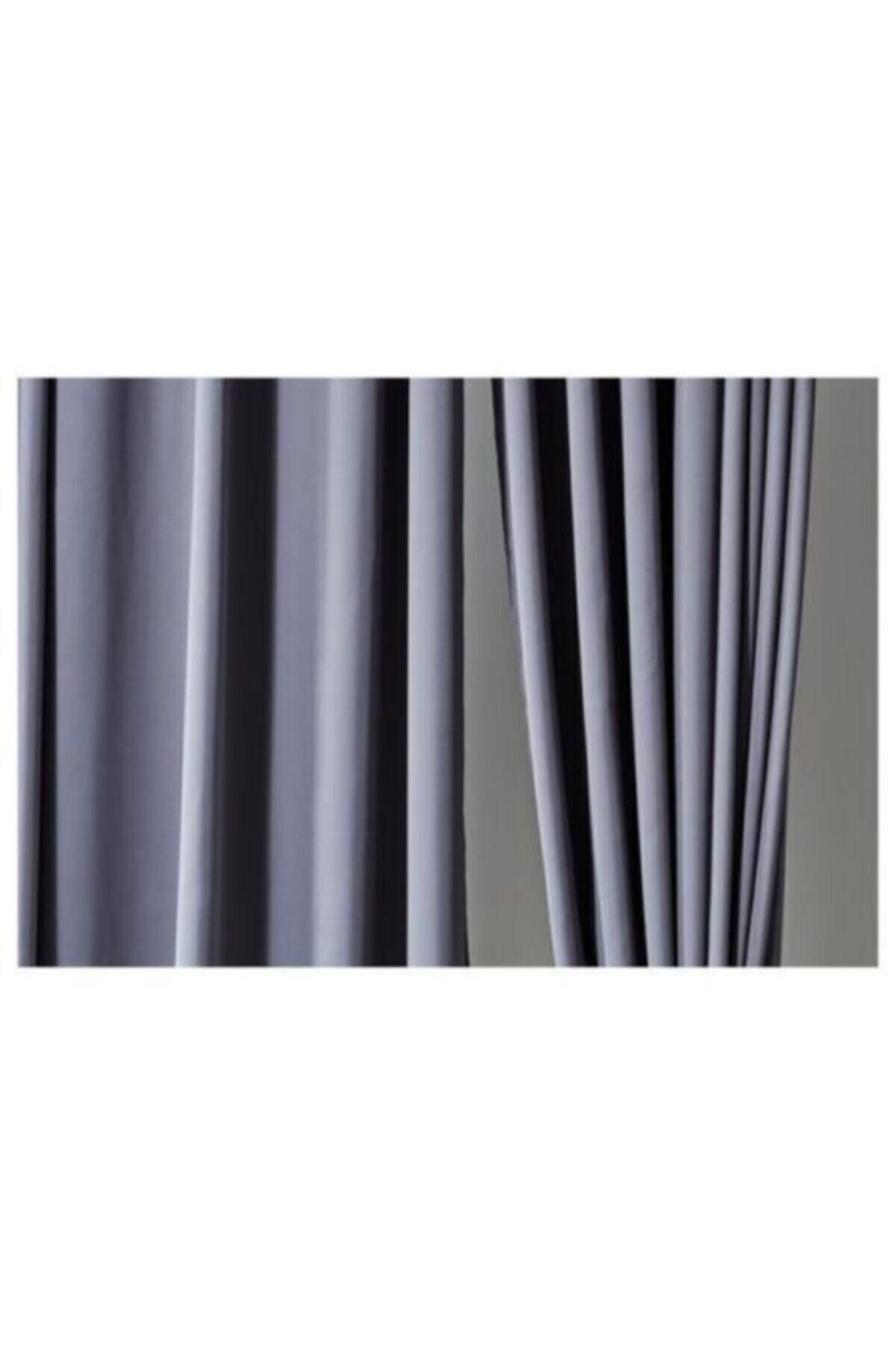 Evcimenhome-Gray Rustic Curtain 2